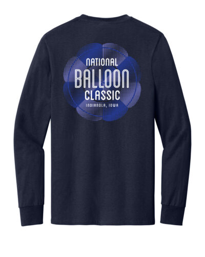 Back of Longsleeve National Balloon Classic Shirt