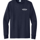 Front of Navy Longsleeve National Balloon Classic Shirt