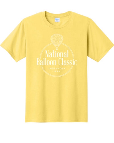 Minimalist National Balloon Classic Yellow Shirt